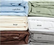 Fine 400 Thread Count 100% Cotton Sateen Bed Sheet Dobby Stripe picture
