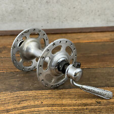Vintage Campagnolo Record Front Hub High Flange 36 Hole 36h Italy Oil Port Brev picture