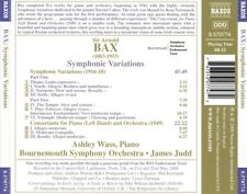 BAX: SYMPHONIC VARIATIONS NEW CD picture