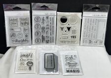 Studio Calico PLANNER Journal Mini Rubber Stamps Lot of 7 picture