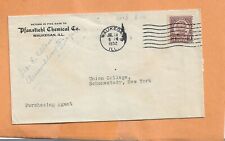 PFANSTIEHL CHEMICAL CO 1932 WAUKEGAN ILL  VINTAGE ADVERTISING COVER * picture