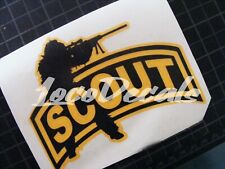 US Cavalry Tab Sticker Vinyl Decal, Recon, US Cavalry picture