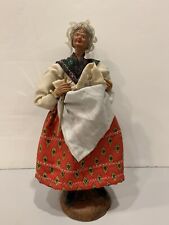 Vtg. French Santon De Provence Terracotta Doll Figure picture