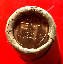 TAIL / TAIL  1 OBW BU LINCOLN WHEAT PENNY ROLL YEARS UNKNOWN OLD VINTAGE WRAPPER picture