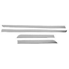 Side Door Molding Trim Skirt Garnish for Nissan Stainless Steel Silver 4 Pcs picture