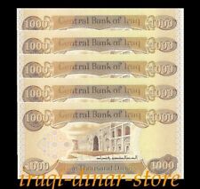 10 x 1,000 Iraq Iraqi Dinar - Unc. Lot of 10 - From A Bundle picture