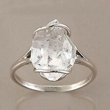 Herkimer Diamond 925 Sterling Silver Ring Father's Day Jewelry All Size SE-1166 picture