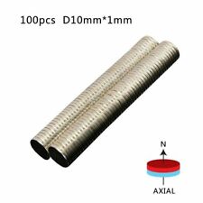 lot 100 500 10mm X 1mm Neodymium Disc Strong Rare Earth N50 Small Fridge Magnets picture