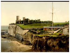 England. Margate. Kingsgate Castle. Vintage Photochrome by P.Z, Photochrome Z picture