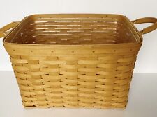 Longaberger 2001 Newspaper Basket Plastic Protector Insert COUNTRY FARMHOUSE picture
