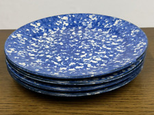 Stangl Town & Country, Hand Painted Blue Salad Plate - Set of 4 Rare HTF picture