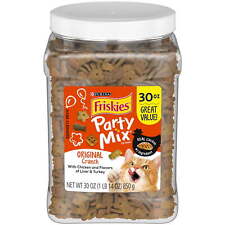 Purina Friskies Party Mix Cat Treats, Original Flavor, 30 oz Jar picture