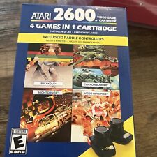 ATARI 2600 4 Games In 1, (2023) includes 2 paddle controllers great condition picture