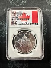 2024 Canada Maple Leaf UHR Pulsating Forest Fields NGC PF70 Susan Taylor FDOI picture
