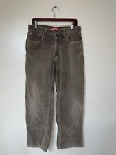 Vintage Union Bay Corduroy Pants Mens 32x32 Beige 90s Jeans Y2K Relaxed Fit Slim picture