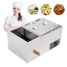 3-Pan Commercial Electric Food Warmer Steam Table Buffet Bain Marie Countertop picture