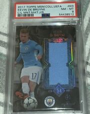 Kevin De Bruyne 2017 Topps Museum Player-Worn Jersey Patch /80 PSA 8 MAN CITY picture