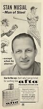 Rare 1940's Vintage Original Stan Musial St. Louis Cardinals Baseball Mennen Ad picture