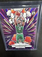 Jayson Tatum Bomb Squad Purple Laser 66/99 Celtics Basketball  picture