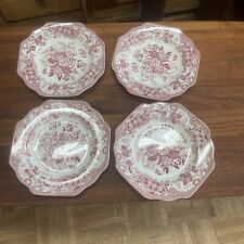 the spode archive collection british flowers  Blue Rose set 4 plates plate picture