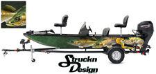 Boat Wrap Abstract Realistic Water Walleye Vinyl Graphic Decal Kit Fish Fishing picture