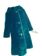 BORGANA FAUX FUR  Tent COAT 50's-60's HOLLYWOOD GLAM MD/LRG 8/10/12 SPORTOWNE picture