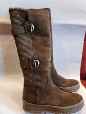 Womens new high boots Aquatalia with faux fur inside. Size 5.5 picture