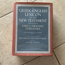 A Greek-English Lexicon of the New Testament and Other Early Christian *Read picture