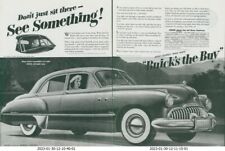 1949 Buick Super Dynaflow Sedan See Something Henry Taylor ABC Vtg Print Ad SP17 picture