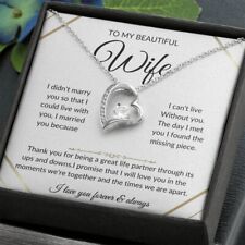 To My Wife Necklace, Nice Christmas Gifts For Women, Anniversary Gift For Wife picture