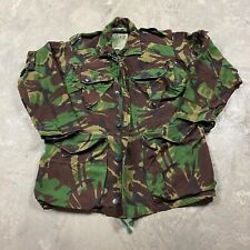 60s VTG British Army 1968 Combat DPM Camo Shirt Jacket M/L England Slant Pockets picture