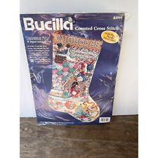 Vintage Bucilla Counted cross stitch Gingerbread Mice 83999 picture