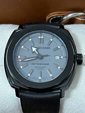 Rare JeanRichard Terrascope DLC Stealth Black Automatic Watch,Excellent Cond picture