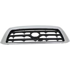 Grille For 2007-2009 Toyota Tundra Chrome Shell w/ Black Insert Plastic picture