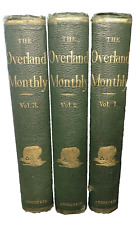 Overland Monthly Volumes 1-3 1868-1869 The Development of the Country Hardcover picture