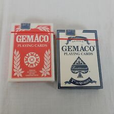 Lot of 2 SEALED Gemaco Playing Cards The Palace Casino No Peek Faces Blue Red picture