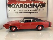 1:18 ERTL 1968 DODGE CHARGER RED ON BLACK  MA#2075 picture