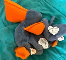 Scoop the Pelican Retired RARE Ty Beanie Baby with Tag Errors W/ Baby Scoop picture