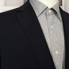 Z Zegna Sport Coat Mens 40R Navy Blue Wool Two Button Double Vented Suit Jacket picture