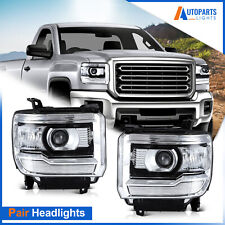 For 2014-2019 GMC Sierra 1500 2500HD 3500HD Black Projector Headlight Assembly picture