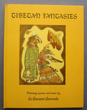 Tibetan Fantasies, Paintings Poems Music Li Gotami Govinda 1st Edition HC 1976 picture