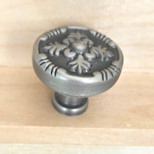 Belwith Keeler Richelieu F506 Ornate Antique Pewter Solid Brass Cabinet Knob picture