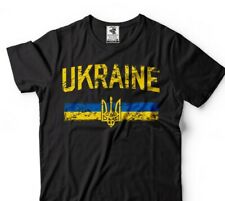 Ukraine Pride Vintage Style Ukrainian Flag Trident Ukraine Heritage T shirt picture