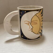 Vitromaster Galaxy Mug Vintage Sun Moon Stars 90s Coffee Cup Moon Handle picture