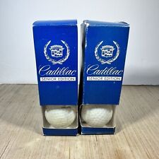 Vintage Cadillac Senior Edition Promotional Golf Balls Set Of 2 3pk READ picture