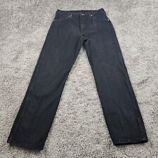 VINTAGE Wrangler Jeans Mens 33 Black Cowboy Cut Original 13MWZ Made in USA 31x32 picture