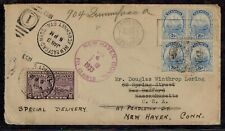 Bermuda To US Special Delivery Dual Currency Postage Cover picture