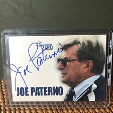 Joe Paterno Hand Signed Signature Series Penn State Nittany Lions Card picture