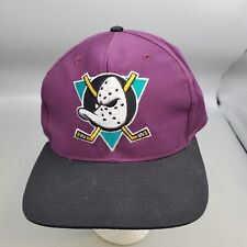 Vintage Walt DISNEY Mighty Ducks NHL Snapback Hat picture