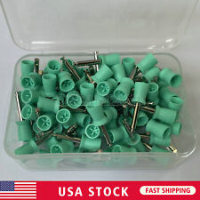 100 Pcs NEW Dental Rubber Prophy Teeth Polish Polishing Cups Latch Type CE picture